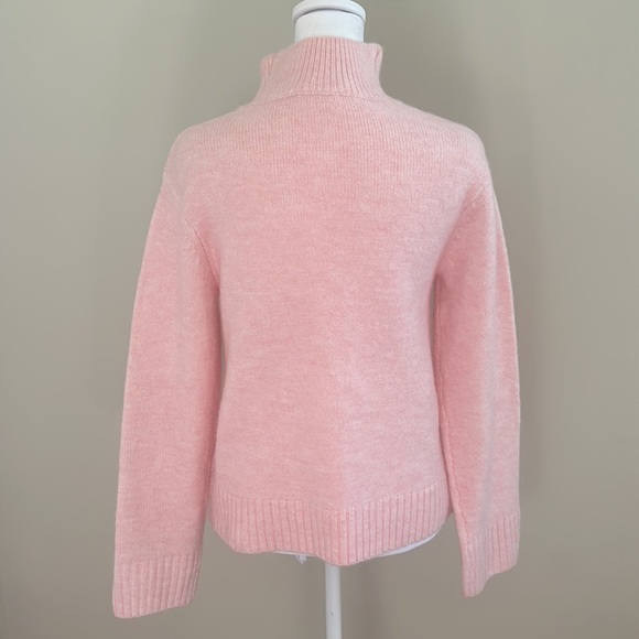Tuckernuck Hyacinth House Pink Cameron Turtleneck Sweater New Size XS - Picture 5 of 7